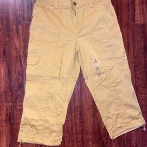 Style & Co. Mustard Cargo Pants